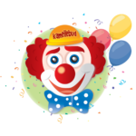 Kamellebud Clown Logo